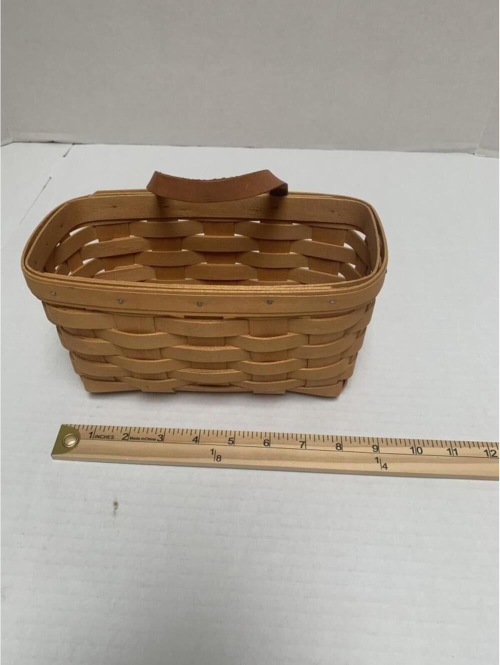 Vintage Longaberger Hanging Mail Basket Made in 2000